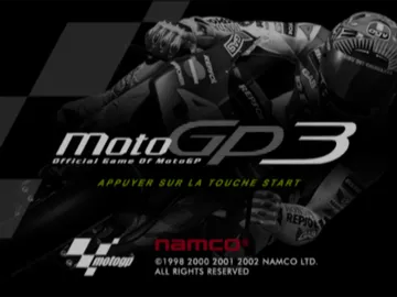 MotoGP 3 screen shot title